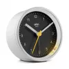 Despertador de cuarzo Braun BC12WB negro, blanco