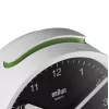 Despertador de cuarzo Braun BC12WB negro, blanco