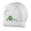 Despertador de cuarzo Braun BC01WB negro, blanco