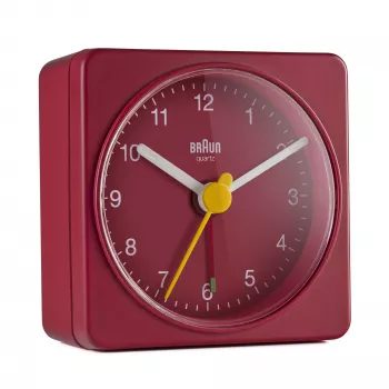 Despertador de cuarzo Braun BC02R rojo