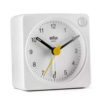 Despertador de cuarzo Braun BC02XW blanco