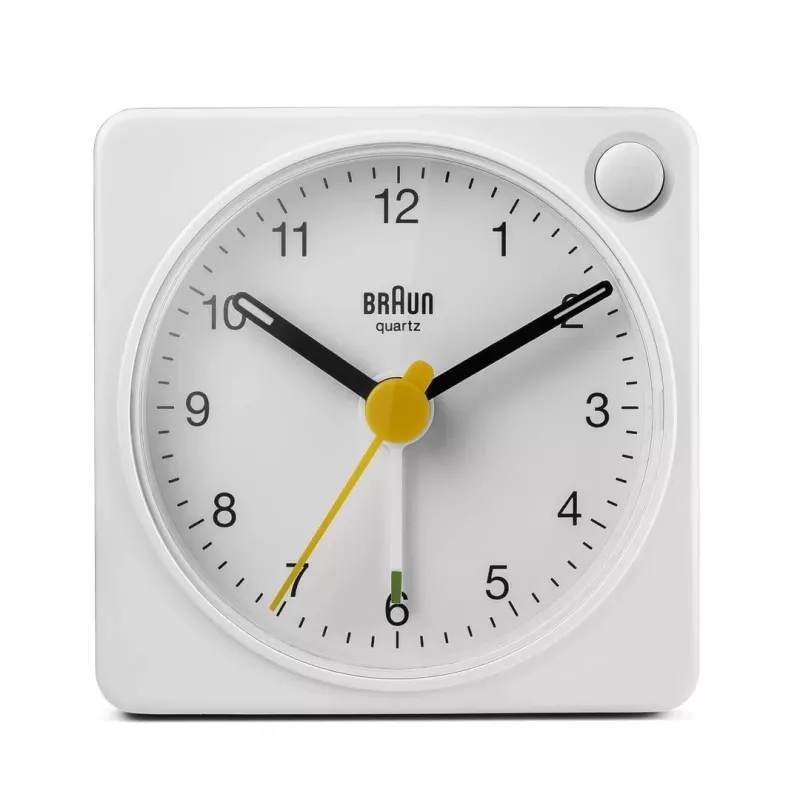 Despertador de cuarzo Braun BC02XW blanco