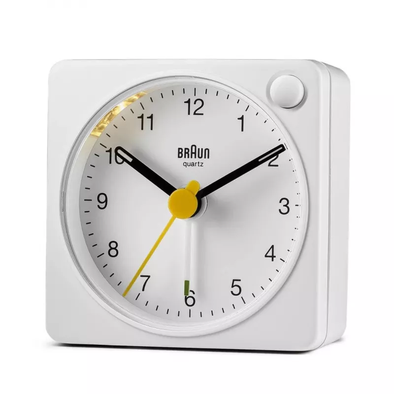 Despertador de cuarzo Braun BC02XW blanco
