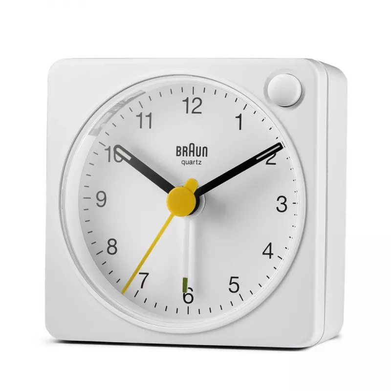 Despertador de cuarzo Braun BC02XW blanco