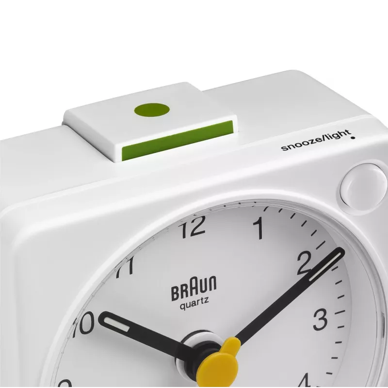 Despertador de cuarzo Braun BC02XW blanco