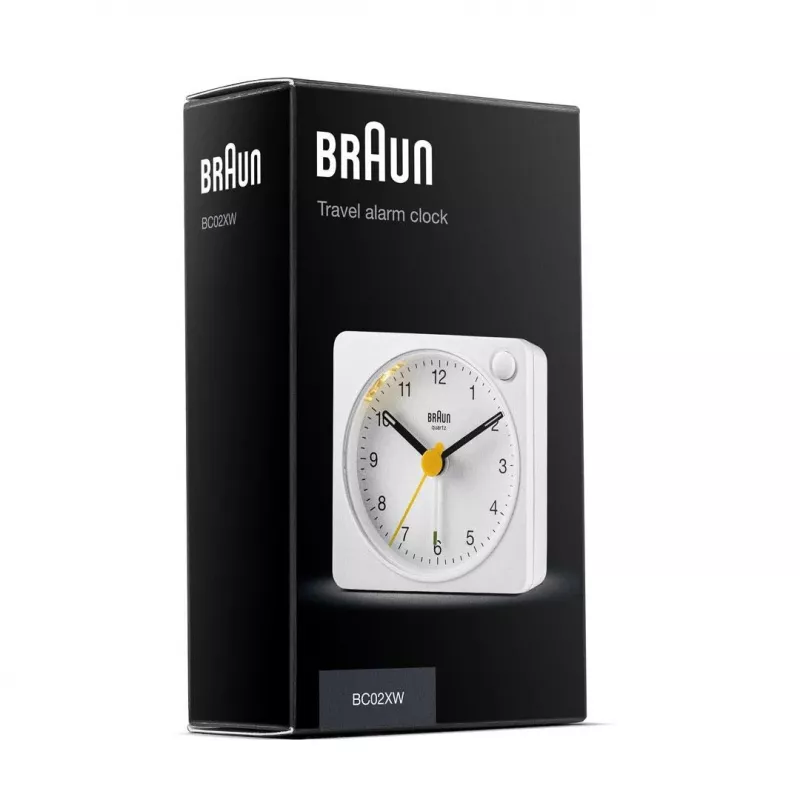 Despertador de cuarzo Braun BC02XW blanco