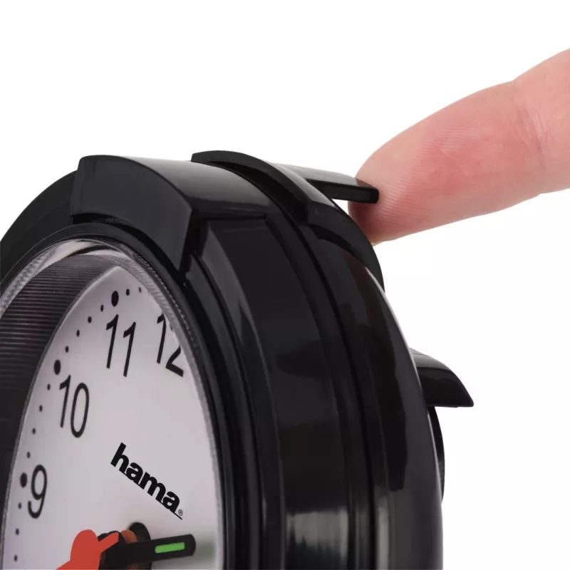 Reloj analógico Hama Classic negro blanco