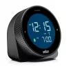 Despertador radiocontrolado BRAUN BC 24 B DCF negro – despertador radiocontrolado con pantalla digital