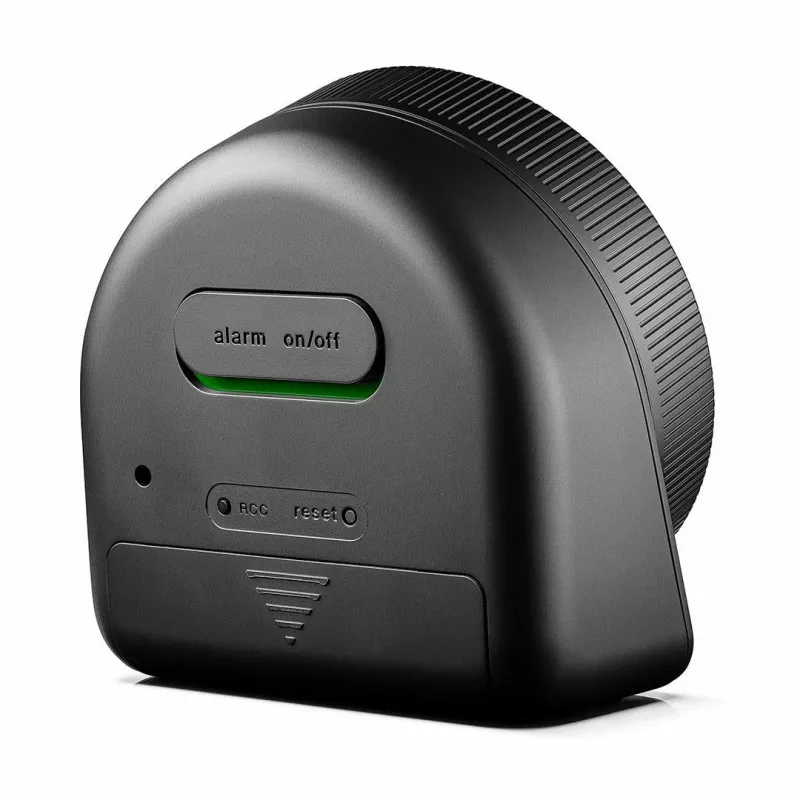 Despertador radiocontrolado BRAUN BC 24 B DCF negro – despertador radiocontrolado con pantalla digital
