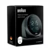 Despertador radiocontrolado BRAUN BC 24 B DCF negro – despertador radiocontrolado con pantalla digital