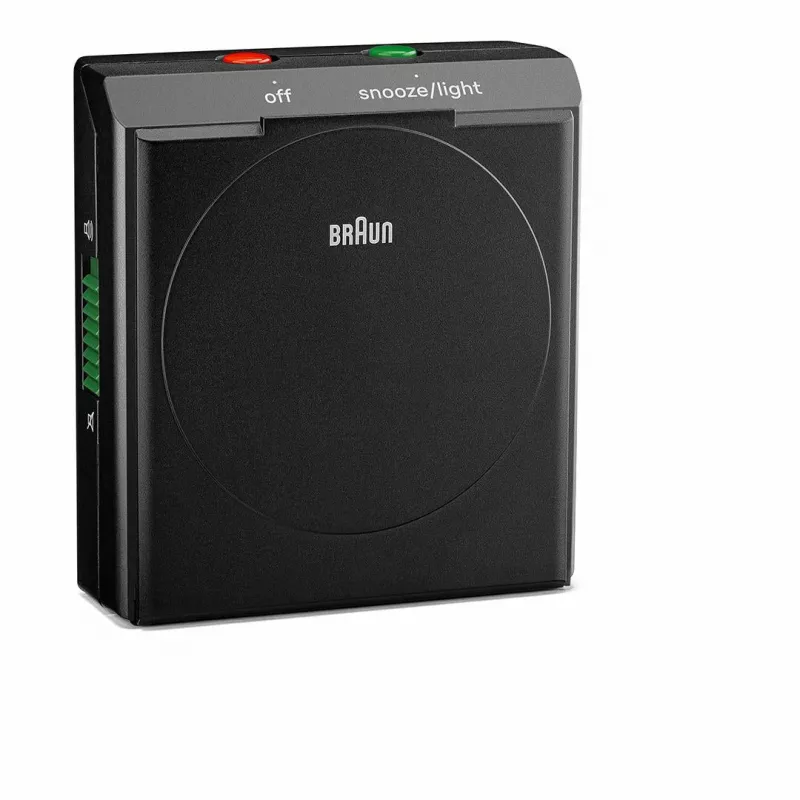 Despertador BRAUN BC 05 B cuarzo plegable negro — despertador de viaje compacto