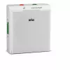 Reloj de pared/sobremesa analógico Braun BC05W rectangular blanco