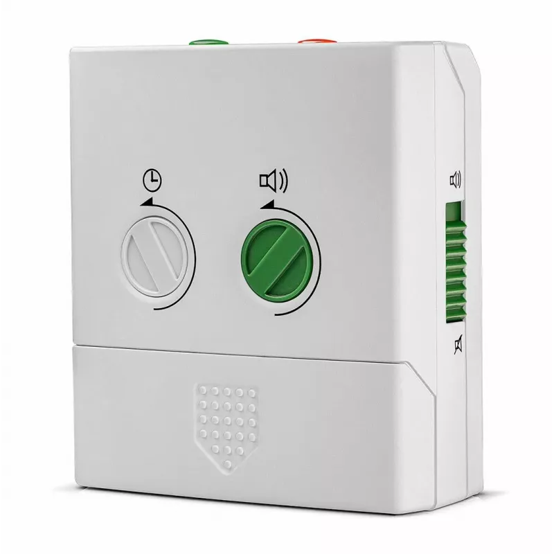 Reloj de pared/sobremesa analógico Braun BC05W rectangular blanco