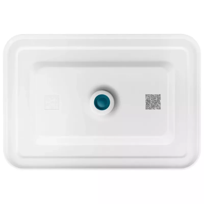 Recipiente ZWILLING Fresh & Save rectangular 2,2 L transparente blanco