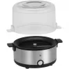 Máquina de palomitas WMF KITCHENminis 0415470011 negra acero inoxidable 2,2 l 250 W