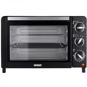Mini horno Unold 68875 Allround – 18 L, 1200 W, negro