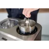 Máquina de helados con compresor Unold Doppio 2,4 l 250 W negra, acero satinado