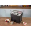 Máquina de helados con compresor Unold Doppio 2,4 l 250 W negra, acero satinado