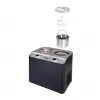 Máquina de helados con compresor Unold Doppio 2,4 l 250 W negra, acero satinado