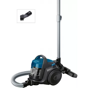 Aspirador de cilindro Bosch BGS05A220 700W sin bolsa 1.5L, tubo telescópico de acero inoxidable, filtro EPA lavable