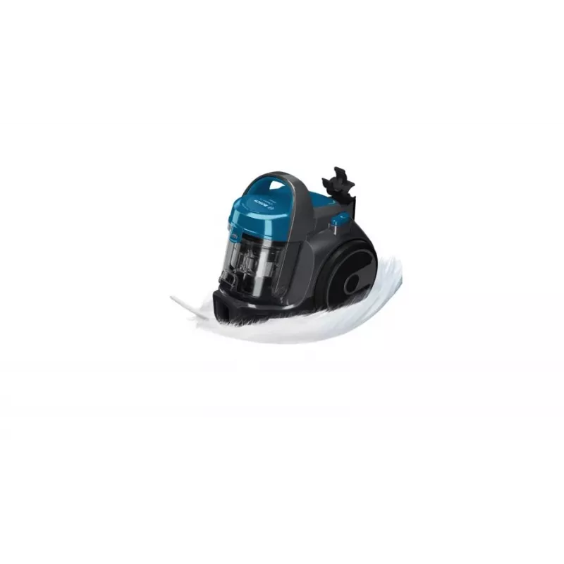 Aspirador de cilindro Bosch BGS05A220 700W sin bolsa 1.5L, tubo telescópico de acero inoxidable, filtro EPA lavable