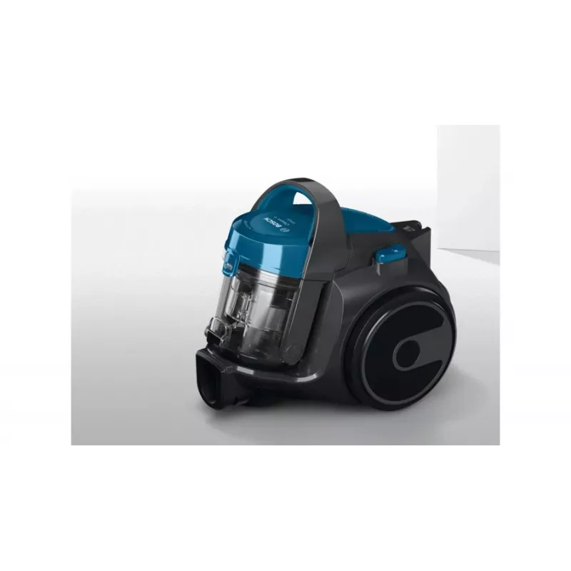 Aspirador de cilindro Bosch BGS05A220 700W sin bolsa 1.5L, tubo telescópico de acero inoxidable, filtro EPA lavable