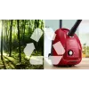 Aspirador de escoba Bosch Serie 4 BGD38RD1H, 600 W, 4 L bolsa, limpieza en seco, rojo