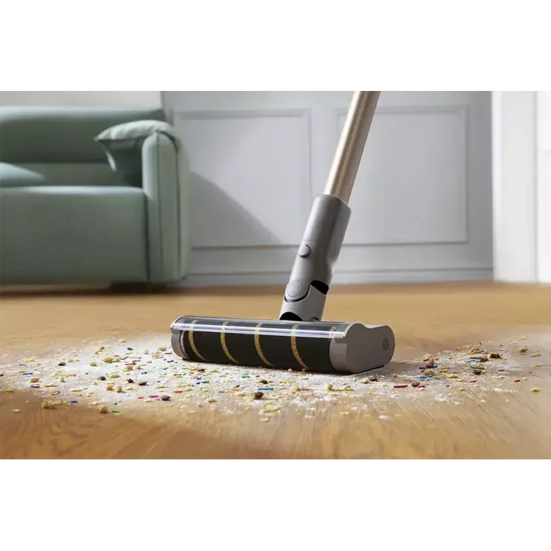 Dreame Z10 Station aspirador escoba 2 en 1 sin cable, sin bolsa, 150 AW, 481 W, autonomía de 65 min, beige