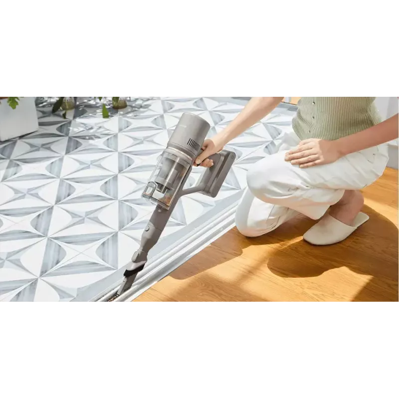 Dreame Z10 Station aspirador escoba 2 en 1 sin cable, sin bolsa, 150 AW, 481 W, autonomía de 65 min, beige