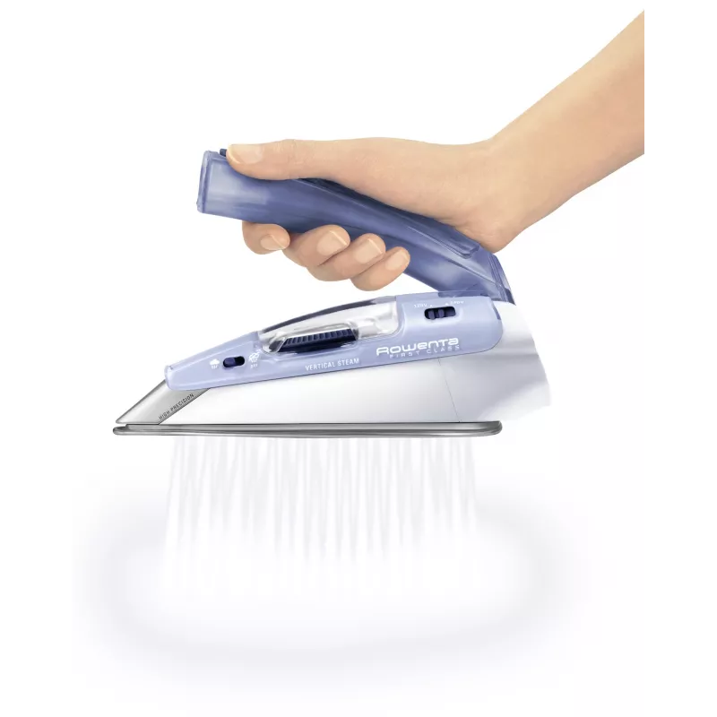 Plancha Rowenta DA1510F1 plancha de vapor Microsteam 200 suela 1000 W azul, blanca