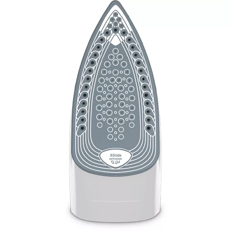Plancha de vapor Tefal Express Steam FV2835E0 plancha en seco y de vapor suela Cerilium 2400 W lila, blanca