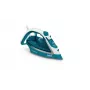 Plancha en seco y de vapor Tefal EasyGliss Plus FV5737 suela Durilium 2500 W turquesa, blanca