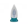 Plancha en seco y de vapor Tefal EasyGliss Plus FV5737 suela Durilium 2500 W turquesa, blanca
