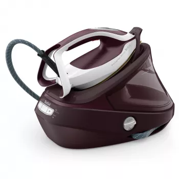 Plancha de vapor Tefal Pro Express Ultimate II GV9721 1,2 l suela Durilium AirGlide Autoclean roja, blanca