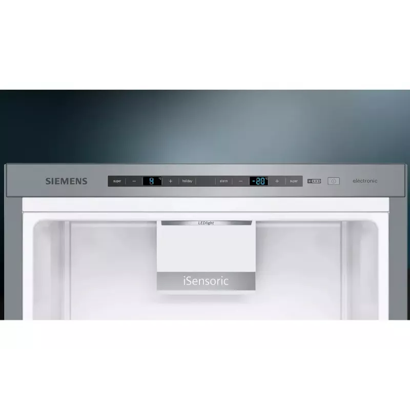 Siemens iQ500 KG39E8IBA frigorífico combinado, de libre instalación, 249 l + 94 l, 60 x 201 x 65 cm, clase energética B, acero inoxidable