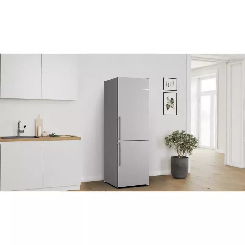 Frigorífico combi Bosch Serie 4 KGN36VICT independiente 321 L acero inoxidable