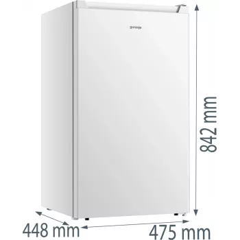 Congelador Gorenje F39EPW4 de pie 61 L blanco