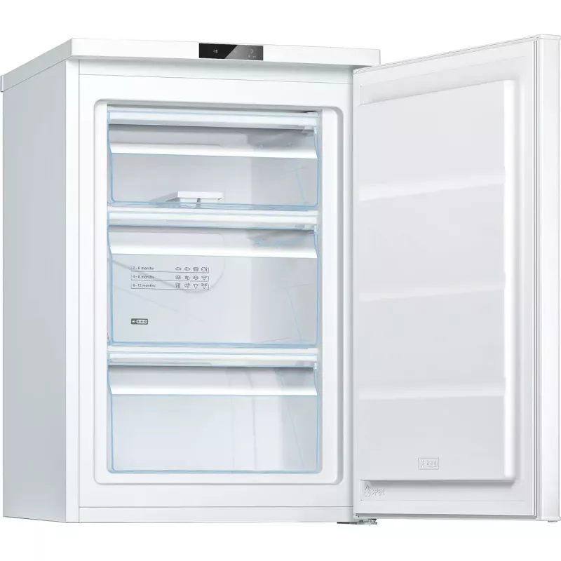 Congelador Bosch Serie 2 GTV15NWEB — 83 L, independiente, clase E, 39 dB, apertura a la derecha, blanco
