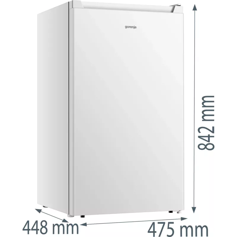 Frigorífico combinado Gorenje RB39EPW4, independiente, 82 L total (75 L frigorífico, 7 L congelador), blanco, H842×B475×T448 mm