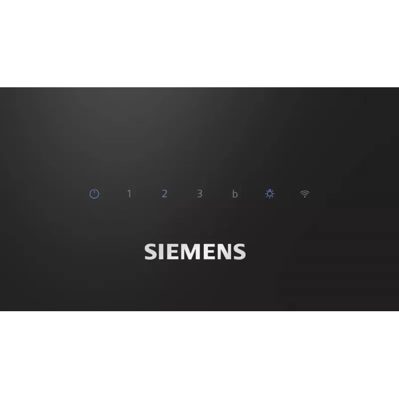 Siemens iQ300 LC87KFN60 campana extractora de pared inclinada, 80 cm, Home Connect, 56 dB, clase energética A+, LED, negra