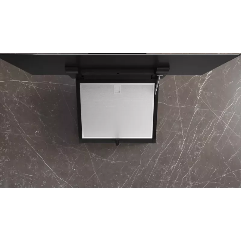 Siemens iQ300 LC87KFN60 campana extractora de pared inclinada, 80 cm, Home Connect, 56 dB, clase energética A+, LED, negra