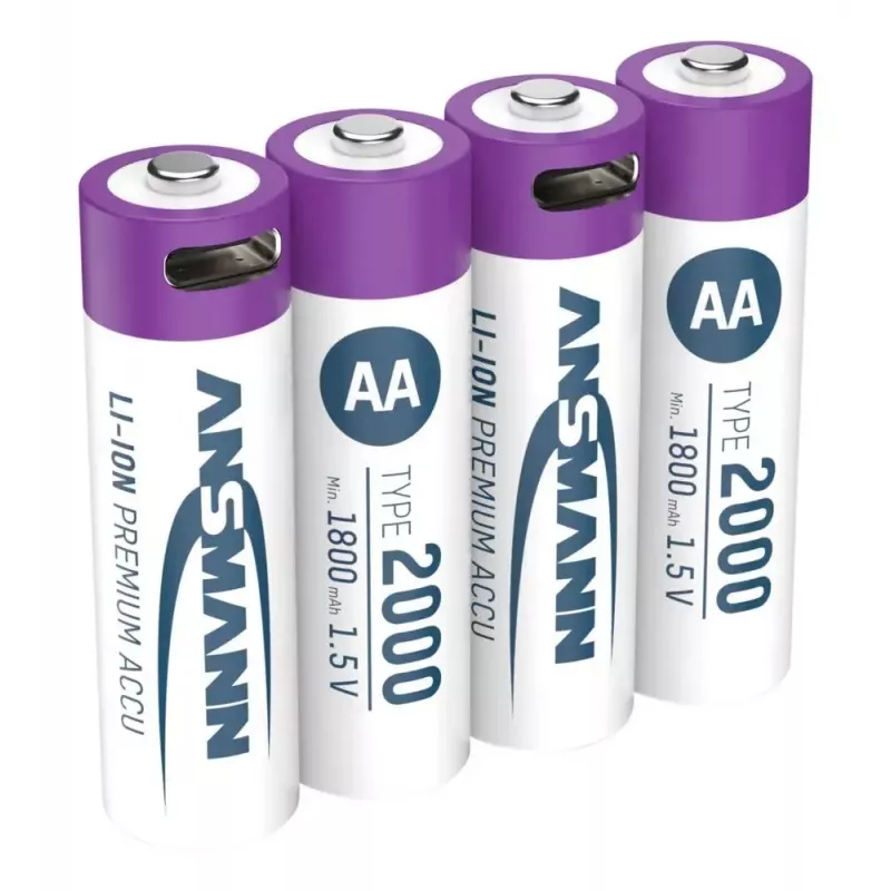 Pila recargable Ansmann 1312-0036 AA litio-ion