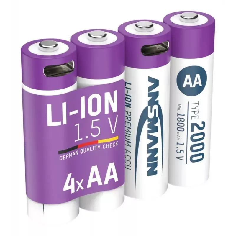 Pila recargable Ansmann 1312-0036 AA litio-ion