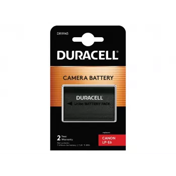 Batería de cámara Duracell DR9943 LP-E6 1600mAh Li-Ion