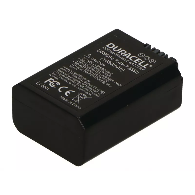Batería de cámara Duracell DR9954, sustituye a Sony NP-FW50, 1030 mAh