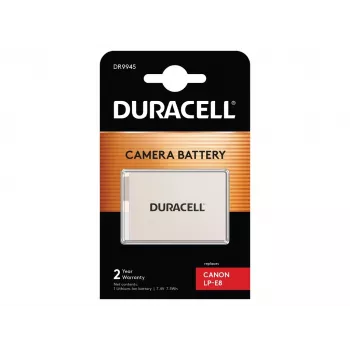 Batería de cámara Duracell – sustituye a la batería Canon LP-E8, 1020 mAh, 7,4 V, litio-ion (Li-Ion)