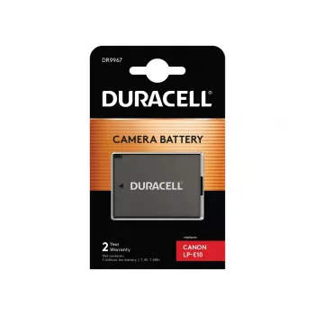 Batería de cámara Duracell – sustituye a la batería Canon LP-E10