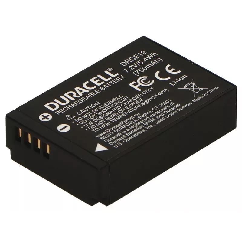 Duracell DRCE12 batería para cámara Canon LP-E12, Li-Ion, 750 mAh