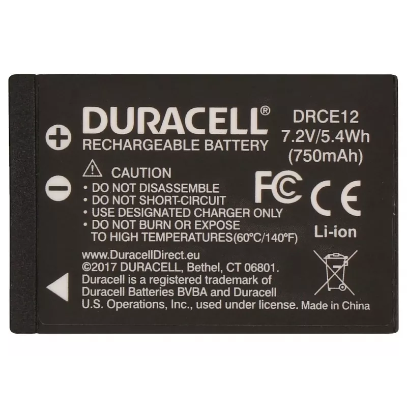 Duracell DRCE12 batería para cámara Canon LP-E12, Li-Ion, 750 mAh