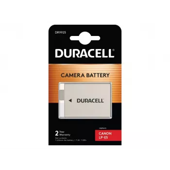 Batería de cámara Duracell - sustituye a la batería Canon LP-E5, 1020 mAh, 7,4 V, litio-ion (Li-Ion)